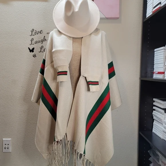 Cream- Stylish Warm Cashmere/Shawl for women - Picture 4 of 7